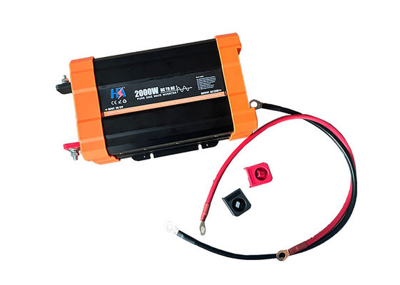 Invertitore di potenza per la casa a onda sinusale pura picco 2000w DC 12V AC 230V con protezione da sovraccarico per la famiglia