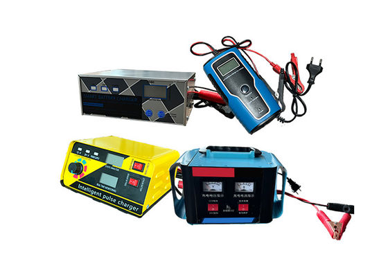 12V/24VLid-acid/Lithium portable motor battery charger Controllo automatico di alimentazione Adapter LED/Lcd display